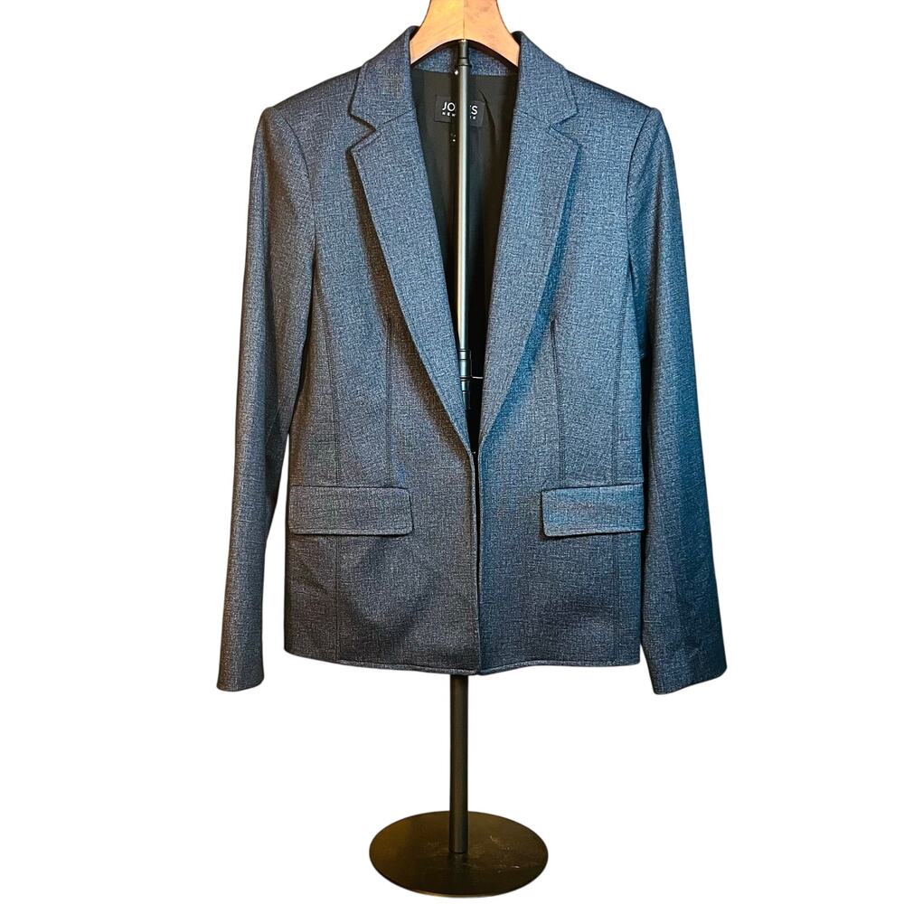JONES New York Blazer Suit 
Jacket Tailored Top Stitching Business Office Career